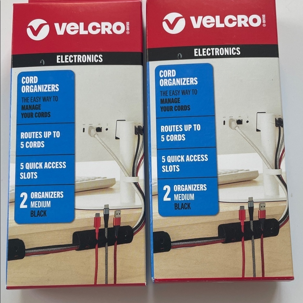 2 Velcro Cord Organizers